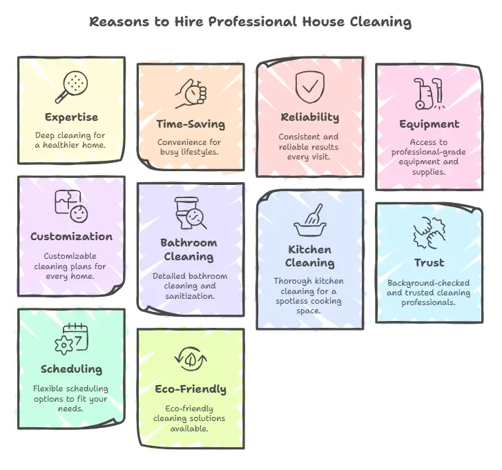 Reasons to Hire Professional House Cleaning - Cleaning Tips Today