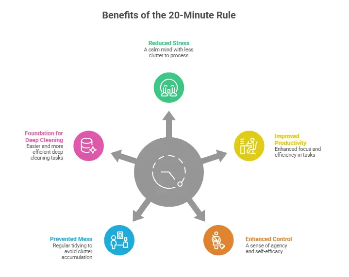 20 minute rule of cleaning
