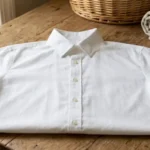 Clean white shirt after removing deodorant stains