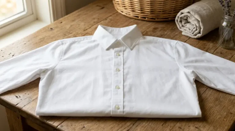 Clean white shirt after removing deodorant stains