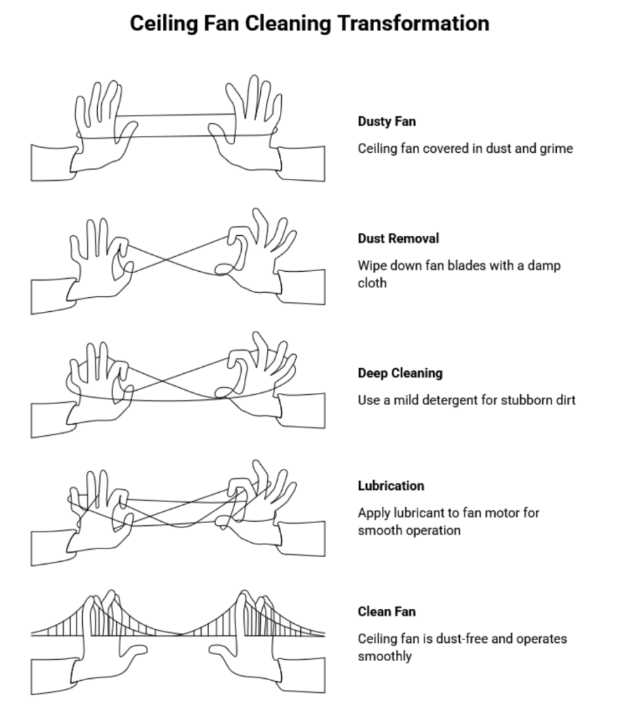Tips to Keep Ceiling Fans Cleaner for Longer - Cleaning Tips Today Solid black image with no visible content (likely a spacer or placeholder).