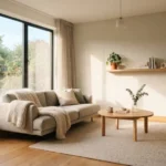 - Cleaning Tips Today Bright, clean living room with natural light representing a dust-free home