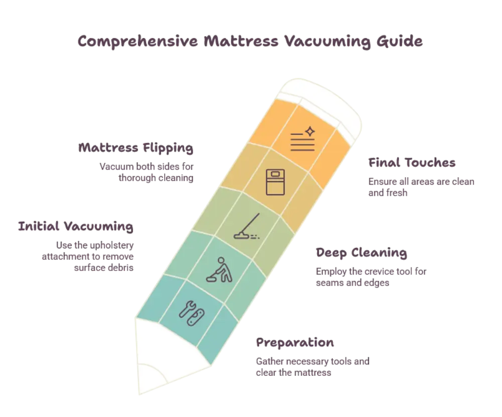 46i - Cleaning Tips Today Pill-shaped color-coded infographic illustrating a four-step treatment plan with icons for document, medicine bottle, mop, and tools.